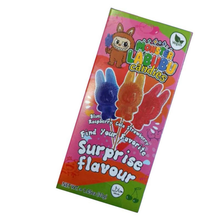 LABUBU LECCA LECCA 24PZ  30GR ZUCCHERO DURO EXPO 3