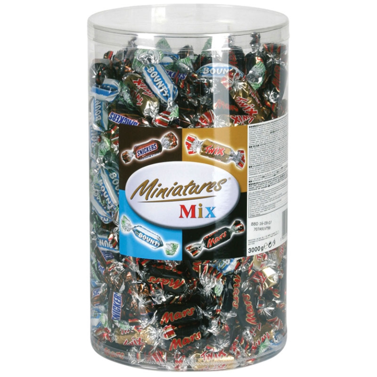 CIOCCOLATINI MISTI 3KG   CILINDRO