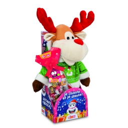 PELUCHES BABBO E RENNA   CANTA BALLA H32CM 135GR