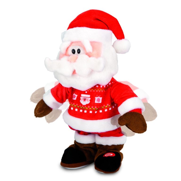 PELUCHES BABBO E RENNA   CANTA BALLA H32CM 135GR 2