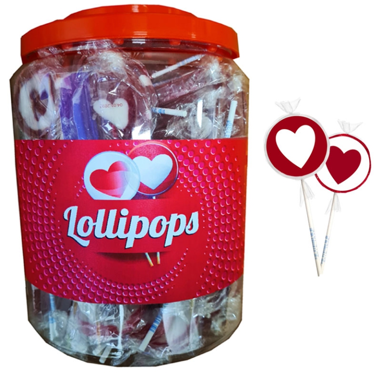 LECCA CUORE ROCKS H16CM  17GR 80PZ CILINDRO