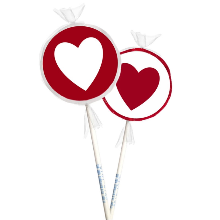 LECCA CUORE ROCKS H16CM  17GR 80PZ CILINDRO 2