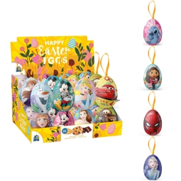 OVETTI CIOCCOLATO LATTA PERSONAGGI 10GR 24PZ EXPO