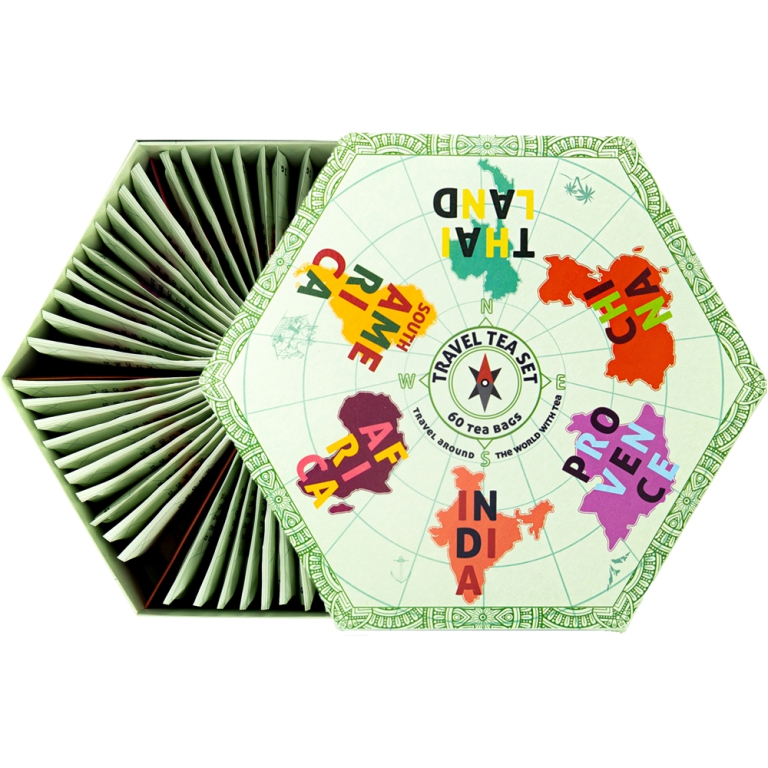 TEA IN SCATOLA REGALO TRAVEL 60 BUSTE 2