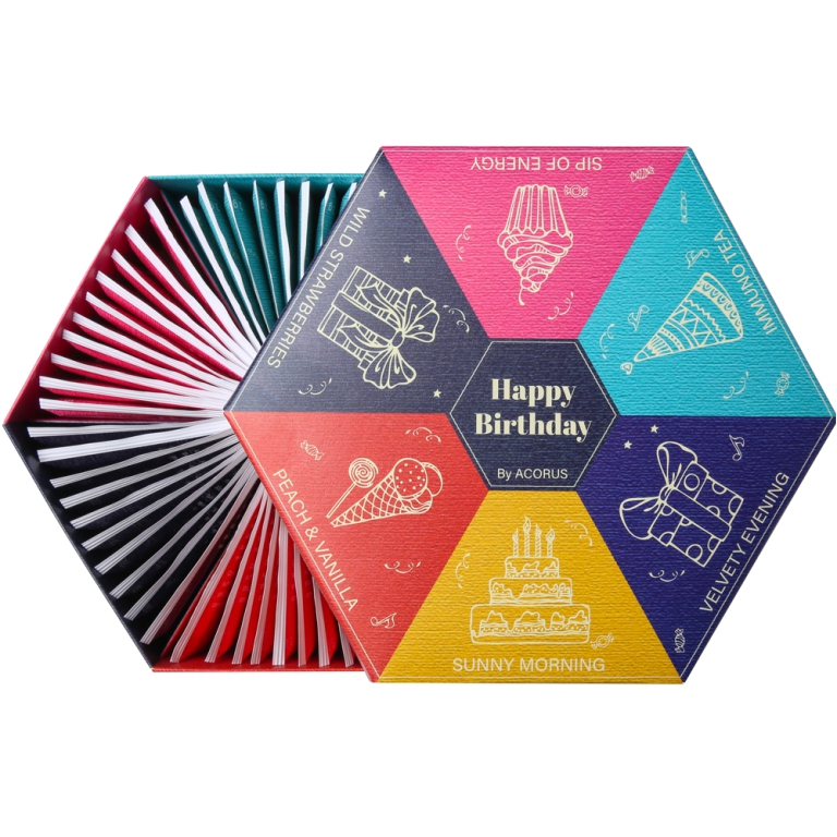 TEA IN SCATOLA REGALO HAPPY BIRTHDAY 60 BUSTE