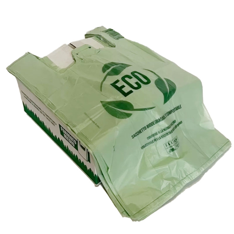 BORSE SHOPPERS M 500PZ   27X50 BIOCOMPOSTABILI