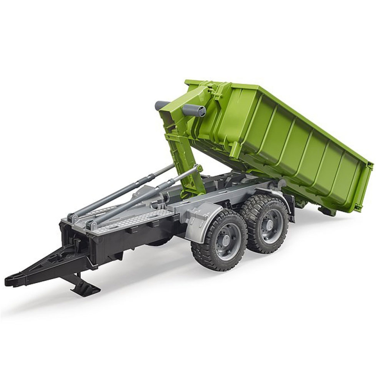 RIMORCHIO PER TRATTORI CON CONTAINER RIBALTABILE 2