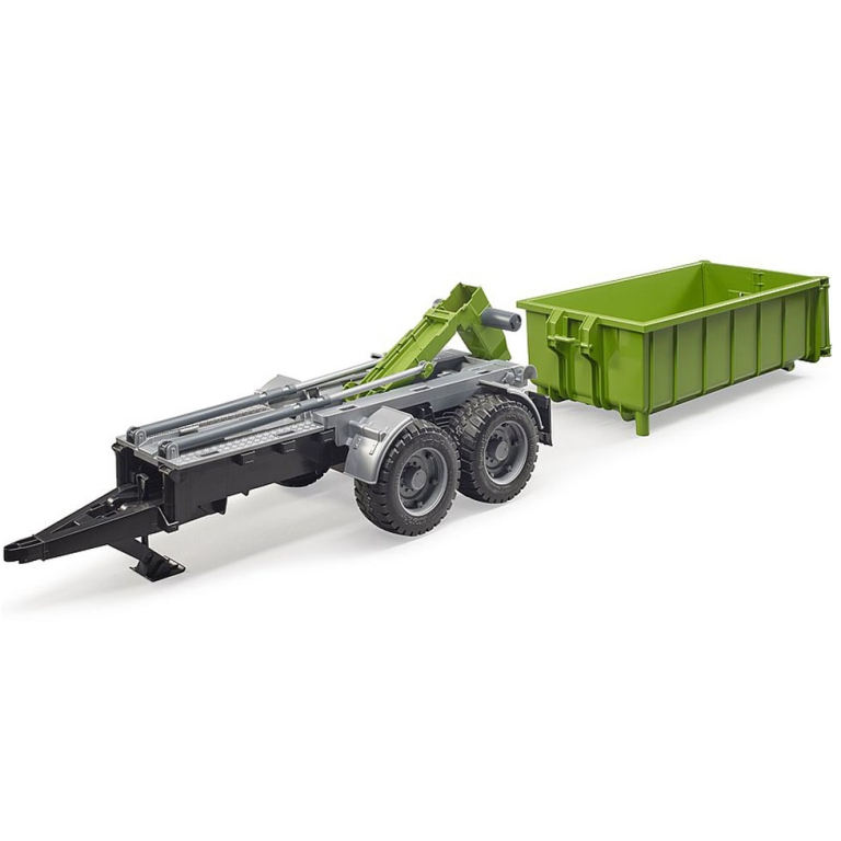 RIMORCHIO PER TRATTORI CON CONTAINER RIBALTABILE 3