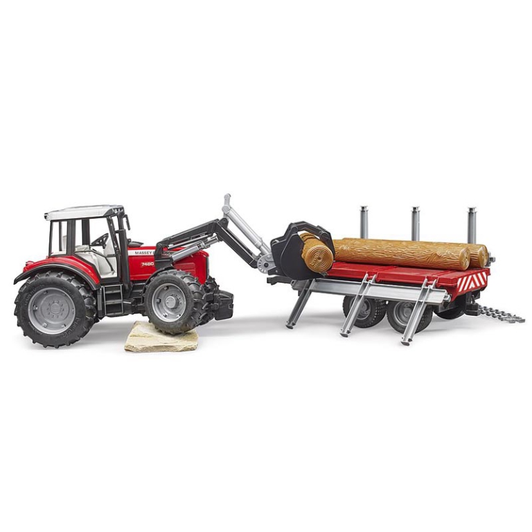 TRATTORE MASSEY FERGUSON 7480 CON CARICATORE 2