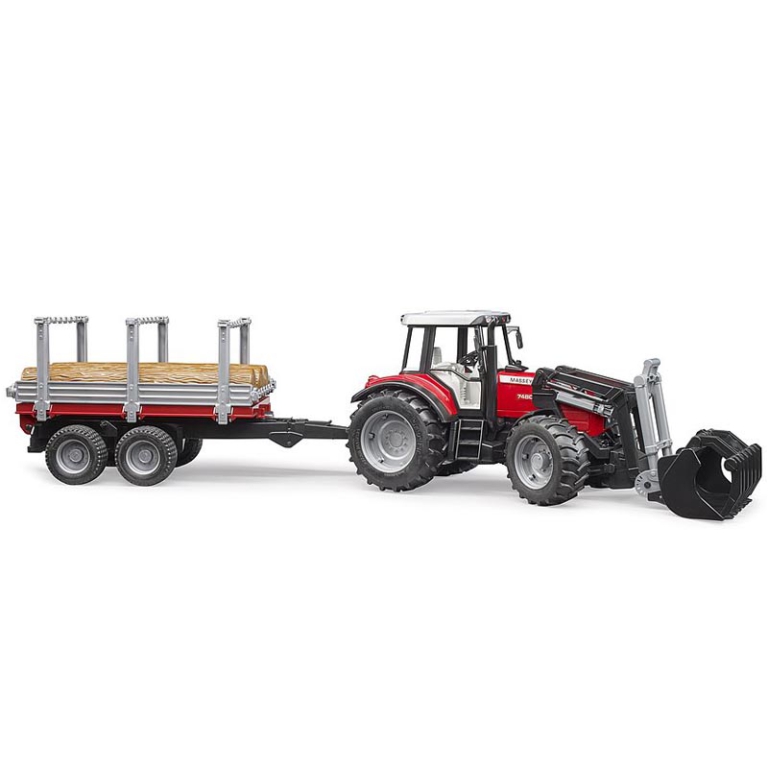 TRATTORE MASSEY FERGUSON 7480 CON CARICATORE 3