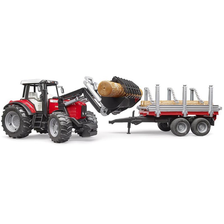 TRATTORE MASSEY FERGUSON 7480 CON CARICATORE 5