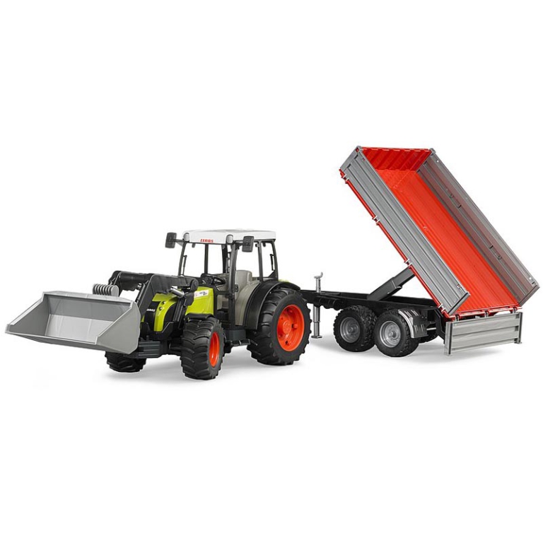TRATTORE CLAAS NECTIS 267 F CON BENNA E RIMORCHIO 2