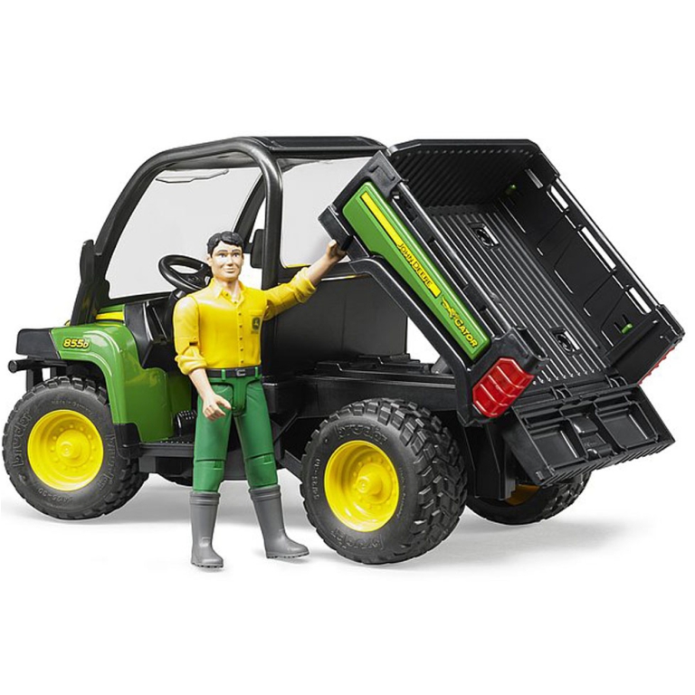 GATOR JOHN DEERE 855D CON FIGURA 22,6X11,3X14CM 3