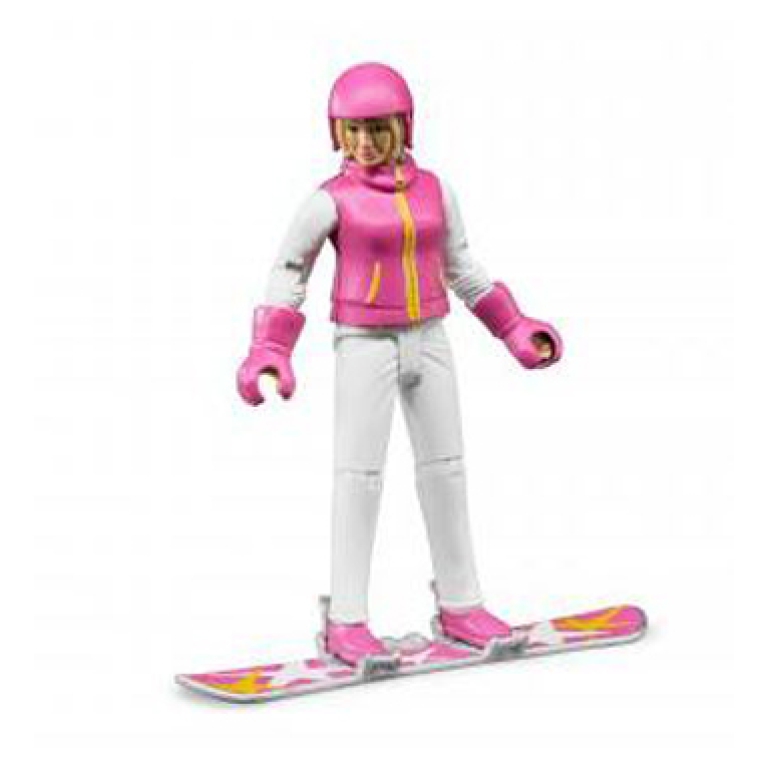 SNOWBOARDER (FEMMINA) CON ACCESSORI