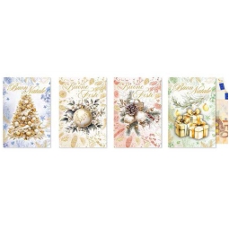 PORTASOLDI 12PZ XMAS     SOGGETTI ASSORTITI
