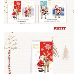 BIGLIETTI NATALE 48PZ 9X14CM SOGGETTI ASSORTITI