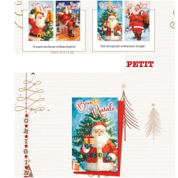 BIGLIETTI NATALE 48PZ 9X14CM SOGGETTI ASSORTITI