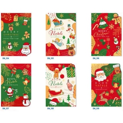 BIGLIETTI NATALE 12X17CM SEGNALIBRO12PZ