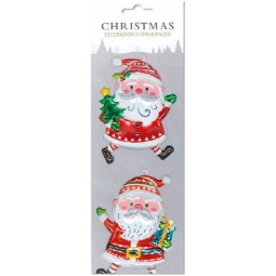 CHIUDIPACCO DECORAZIONE 3D 30X10CM BABBO NATALE