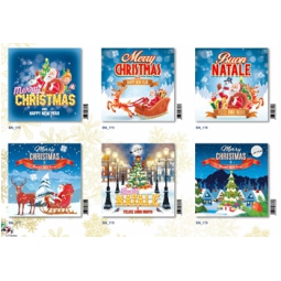 BIGLIETTI NATALE 12PZ    VINTAGE