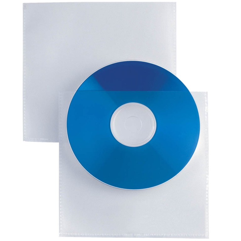 BUSTE PLASTICA SOFT TRASPARENTI PER CD 25PZ