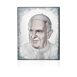 PAPA FRANCESCO 6X7,5CM   SPUTTERING COLORE