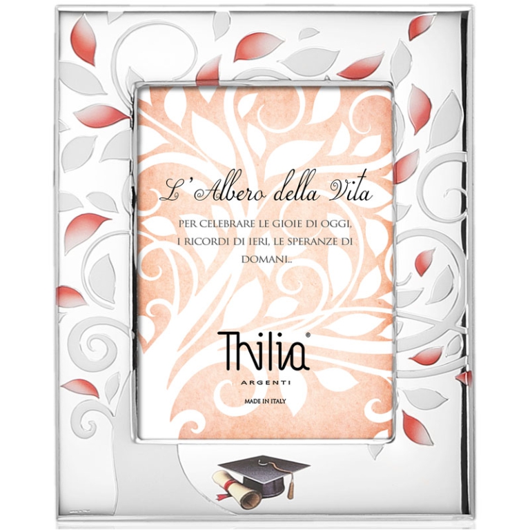 CORNICE 10X15CM DECORO   ALBERO DELLA VITA LAUREA