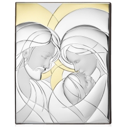DECORO ICONA 22X27,50CM   SACRA FAMIGLIA