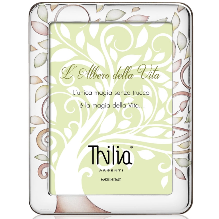 CORNICE 10X15CM ARGENTATA ALBERO DELLA VITA RAME