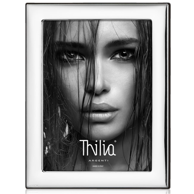 CORNICE 10X15CM ARGENTATA LISCIA