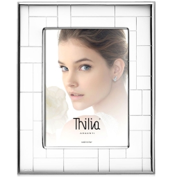 CORNICE ARGENTO 10X15CM    FONDO RETTANGOLI
