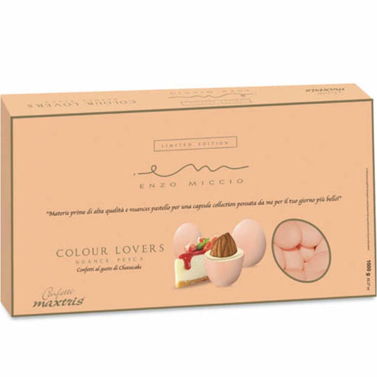 CONFETTI ENZO MICCIO 1KG NUANCE PESCA CHEESECAKE