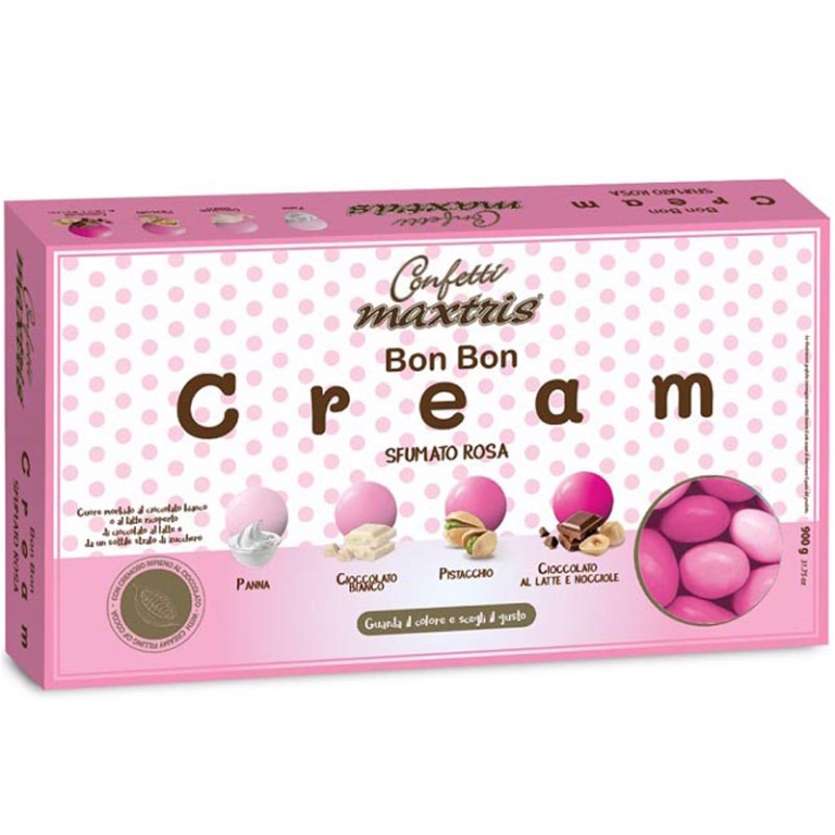 BON BON CREAM MAXTRIS 900GR SFUMATO ROSA: vendita ingrosso con consegna  veloce