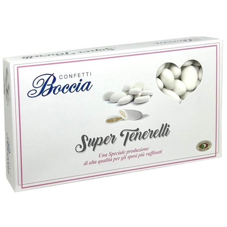 CONFETTI MANDORLA SUPER  TENERELLI 1KG BIANCO