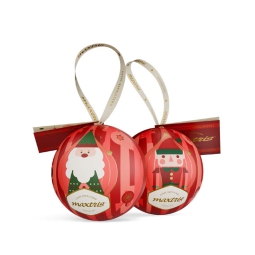 DECORO SFERA D11CM 100GR CIOCCOLATINI ASSORTITI