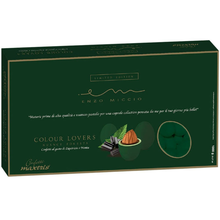 CONFETTI ENZO MICCIO 1KG NUANCE FORESTA MENTA LIQU