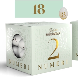 CONFETTI MANDORLA NUMERO 18 BIANCO 200GR