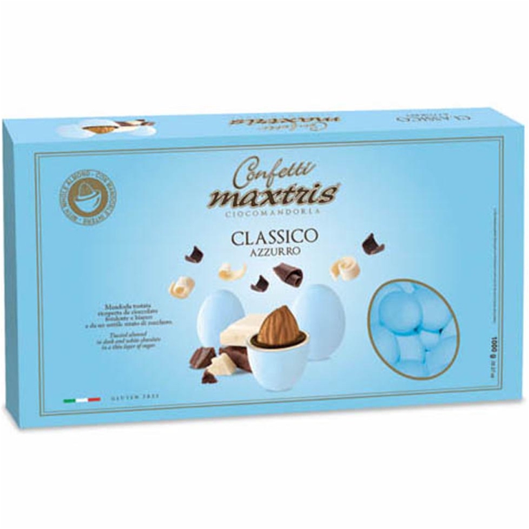 CONFETTI MAXTRIS 1KG     CELESTE CLASSICO