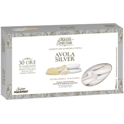 CONFETTI AVOLA SILVER 1KG BIANCO MANDORLA