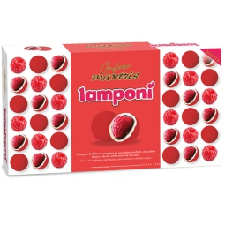 CONFETTI LAMPONE E CIOCCOLATO ROSSO 350GR