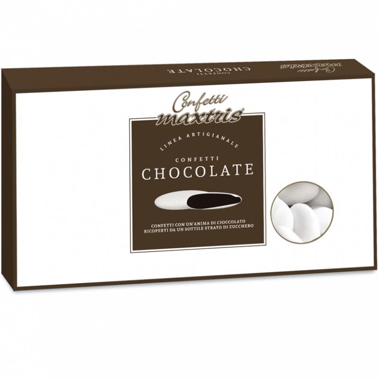 CONFETTI AL CIOCCOLATO   1KG BIANCHI