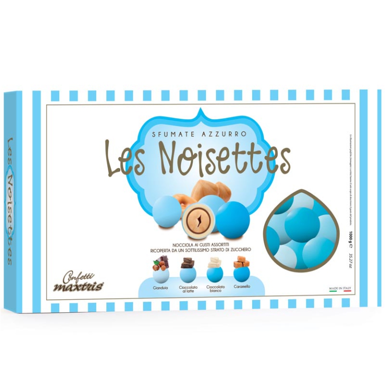 CONFETTI LES NOISETTES   1KG SFUMATI AZZURRO