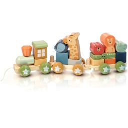 ANIMALS TRAIN GIOCO IN LEGNO TRENINO COLOROSA