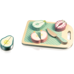 TAGLIERE CON FRUTTA GIOCO LEGNO COLOROSA