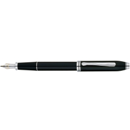 STILOGRAFICA TOWNSEND CROSS LACCA NERA 18KT V.315,00