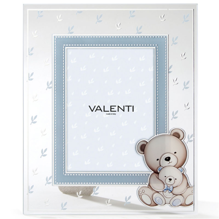 CORNICE ORSETTI CELESTE  CRISTALLO 13X18CM