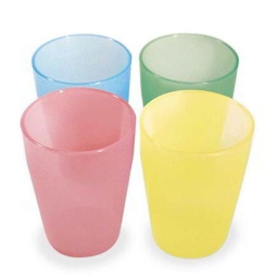 BICCHIERI PER BAMBINI 12PZ 125ML COL.ASS. ACRILICO