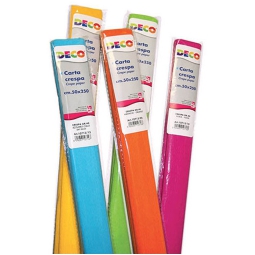 ROTOLO CARTA CRESPA 40GR COLORI ASSORTITI 10PZ