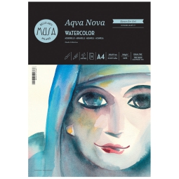 BLOCCO AQUA NOVA 12FG A4 300GR FINE ACQUERELLO