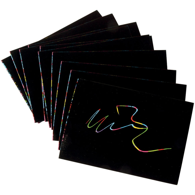 SET SCRATCH ART 10FG 14X10CM CON PUNTERUOLI 3